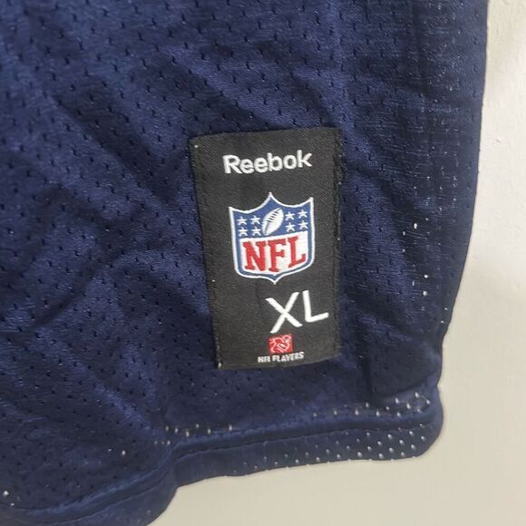 Reebok Mens Blue New England Patriots Tom Brady #12 NFL Football Jersey Medium - Picture 3 of 7